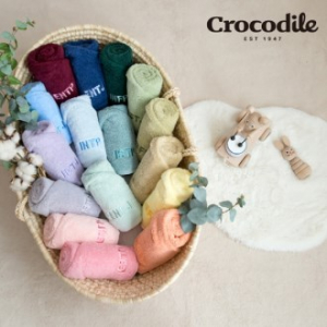 크로커다일 코마사 40수 220g 시그니처 호텔수건, 타올