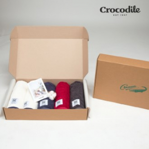 크로커다일 수피마 220g 유러피안 호텔수건, 타올 5장 세트