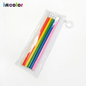 인컬러 고주파 6본입 비비드 육각 연필 세트
