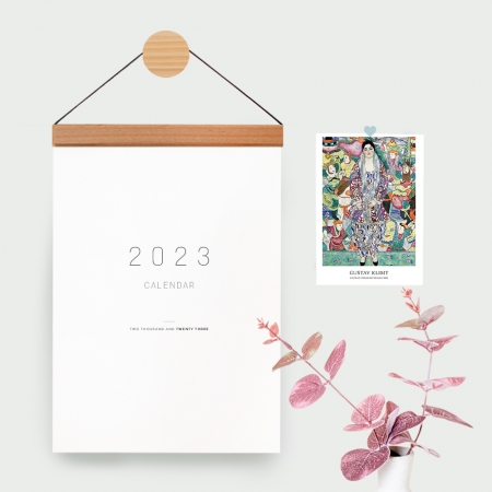 2023년 감성 우드 포스터 벽걸이 달력 #3