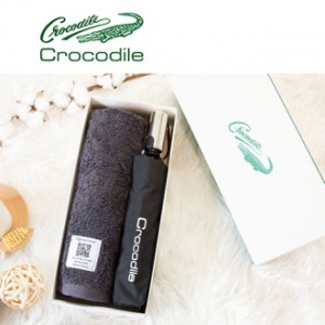 크로커다일 유러피언 타올 + 하이엔드 3단 전자동 우산세트 - 32번