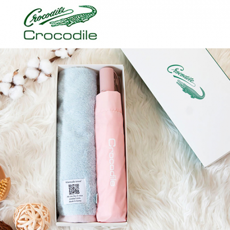 크로커다일 투톤보다 타올 + 3단 65 완전자동 우산세트 - 31번 #2