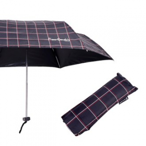 피에르가르뎅 플랫심플 체크 수동 3단우산