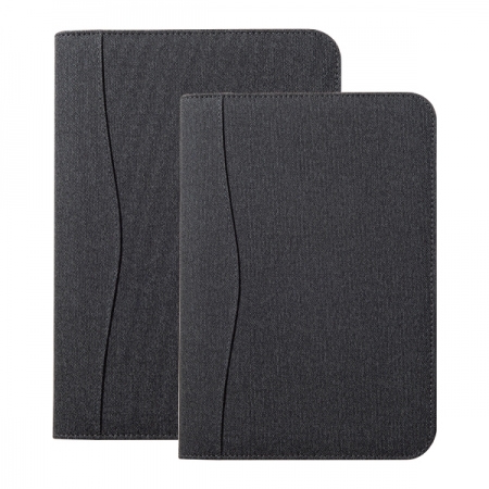 25절스프링 지퍼 패브릭검정 다이어리 #3