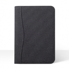 25절스프링 지퍼 패브릭검정 다이어리