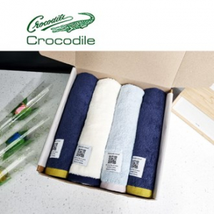 크로커다일 코마사 200g 투톤 보다타올 4매 세트