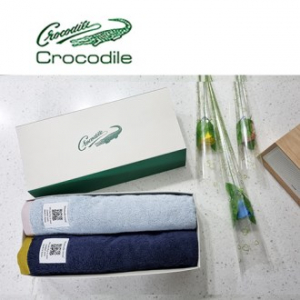 크로커다일 코마사 200g 투톤 보다타올 2매 세트