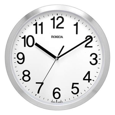 로니카 무소음 알루미늄 벽시계 305A #2