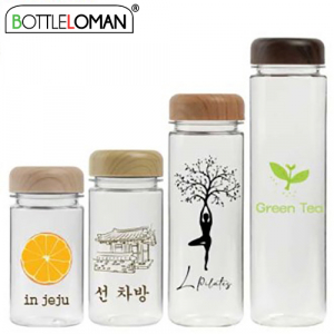 [보틀로만] PET 우드 마이보틀 300, 350ml