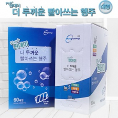 대영 Plus+원데이 더 두꺼운 빨아쓰는 행주 60매입