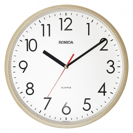 로니카 무소음 자작나무 벽시계 R301 #2