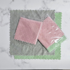 극세사 요술 벨벳 행주 25*25 (중) (개별 포장) 1P