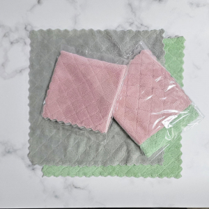 극세사 요술 벨벳 행주 25*25 (중) (개별 포장) 1P