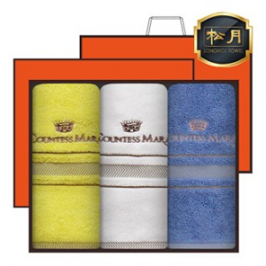 [송월타올] CM 센치40 타올 3매 고급 세트