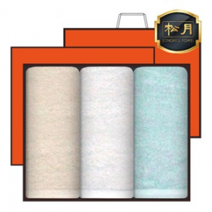 [송월타올] 라이트 무지타올40 3매, 고급세트, 세면타올