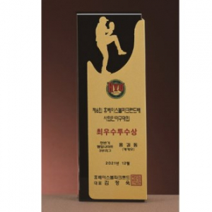 크리스탈 야구 트로피 8