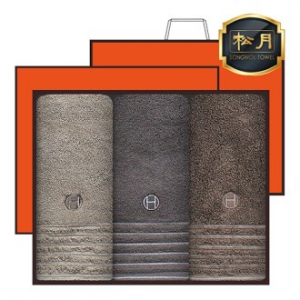 [송월타올] 호텔컬렉션 필라라인40 타올 3매, 고급세트, 세면타올