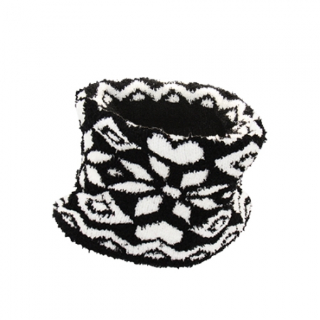 극세사 자카드 패턴 넥워머 #3