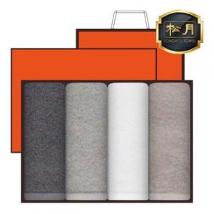 [송월타올] 뉴컬러 무지 타올 40 4매, 고급세트, 세면타올