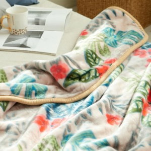 미벨 밍크 극세사 담요 트로피칼 브라운 특대형