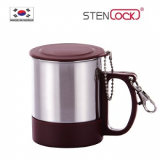 스텐락 아웃도어 고리형 등산컵 230ml 국산