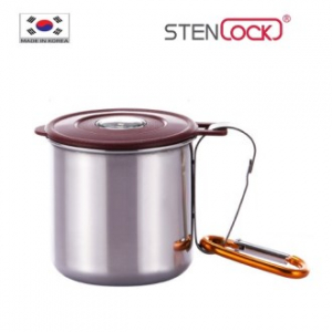 스텐락 올 스텐 나침반 미니등산컵 120ml 국산