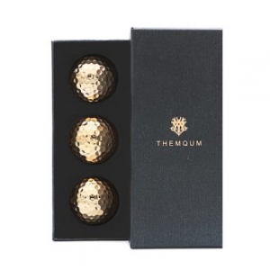 엠쿰 황금 골프공 3구