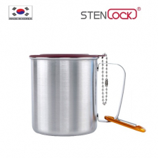 국산 스텐락 올 스텐 등산컵 260ml