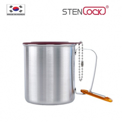 국산 스텐락 올 스텐 등산컵 260ml