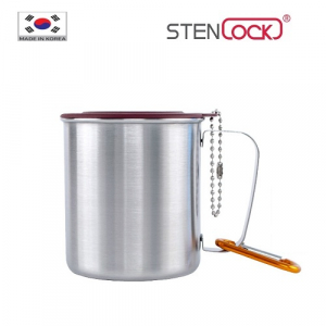 국산 스텐락 올 스텐 등산컵 260ml