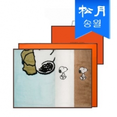 [송월타올] 스누피 기프트세트(스누피 76비치 1+스누피리버2)+쇼핑백