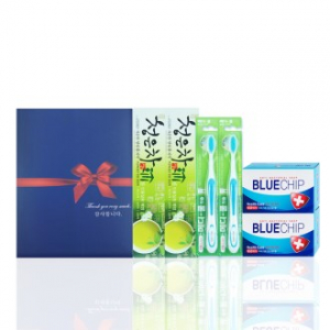 알뜰 박스 28호 (청은차 치약 + 비누 + 미세모 칫솔 + 선물케이스)