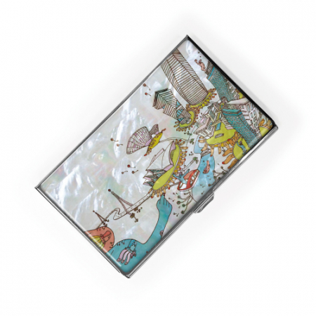 람프로스 송도 일러스트 자개 명함케이스 #2