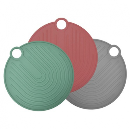 실리콘 원형 냄비받침 / 실리콘 냄비받침 // 국산 #2