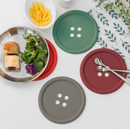 국산 실리콘 단추 냄비받침/단추냄비받침/실리콘냄비받침 #2