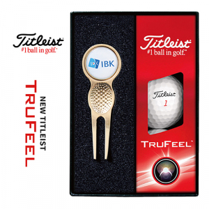 타이틀리스트 트루필 골프볼 +그린보수기 볼마커 (골드)