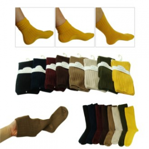 [골지 패션양말] 골지양말 / 칼라양말 / 발목양말