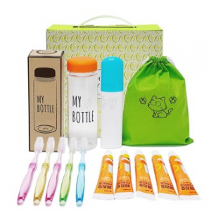 선물세트 치아튼튼 10호 보틀 크리스탈캡 5p 칫솔치약세트