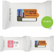 드림물티슈 - 40매 40g 라벨형 무광 흰색