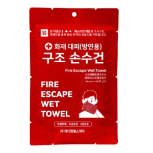 화재 대피 구조 손수건 방연 습식 마스크