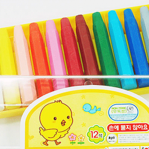 동아 노랑병아리 크레용 12, 18, 24, 36색