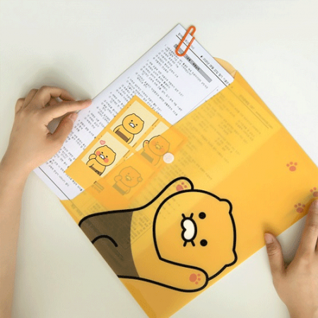 캐릭터 춘식이 봉투파일 발바닥 k #2