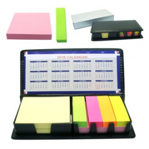 [가죽케이스 접착메모지-직사각] 메모지 / 직사각