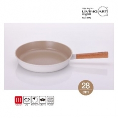 리빙아트 천연세라믹 코팅 후라이팬 28cm