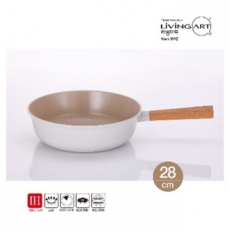 리빙아트 통주물 세라믹 궁중팬 28cm