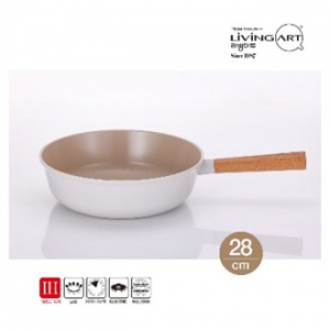 리빙아트 통주물 세라믹 궁중팬 28cm