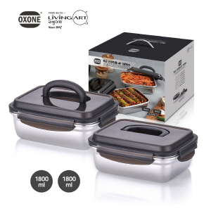 리빙아트 옥슨 스텐 찬통 4P