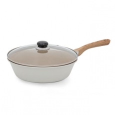 영국R 코지 인덕션IH 세라믹 궁중팬 28cm + 내열유리뚜껑