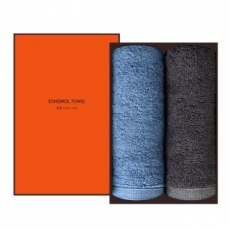 [송월타올] 뱀부 심플라인 타올 2P 선물세트 수건