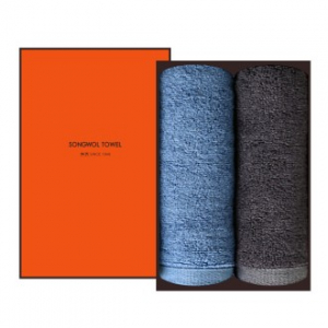 [송월타올] 뱀부 심플라인 타올 2P 선물세트 수건